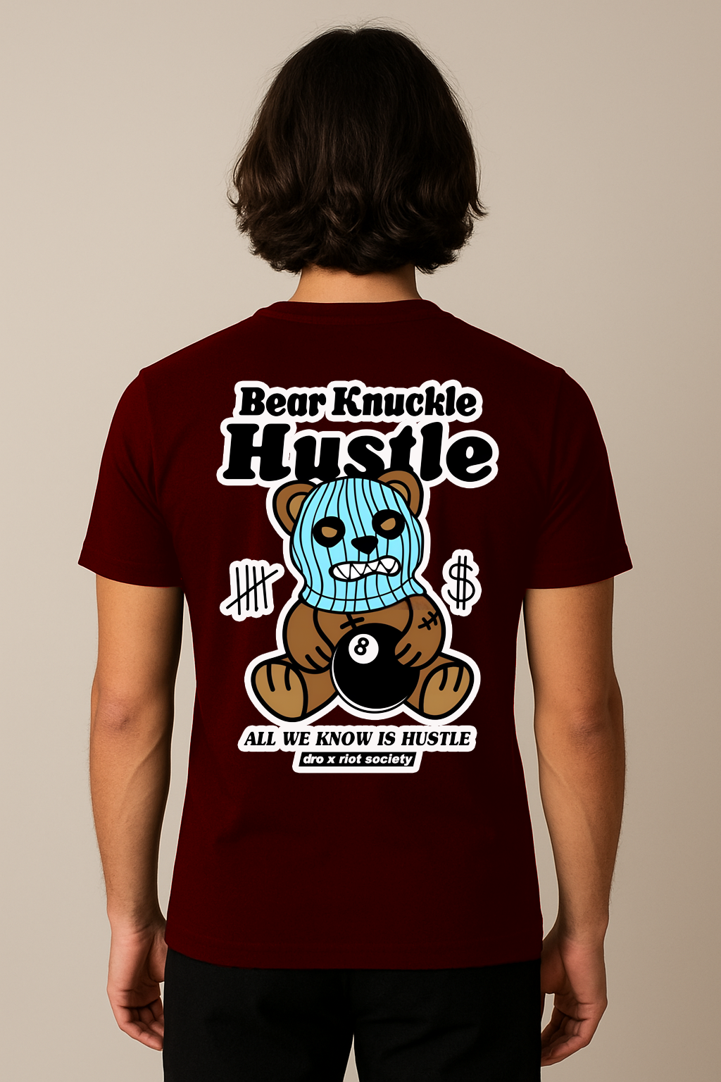 MEDUSAA T-SHIRT “BEAR KNUCKLE HUSTLE”