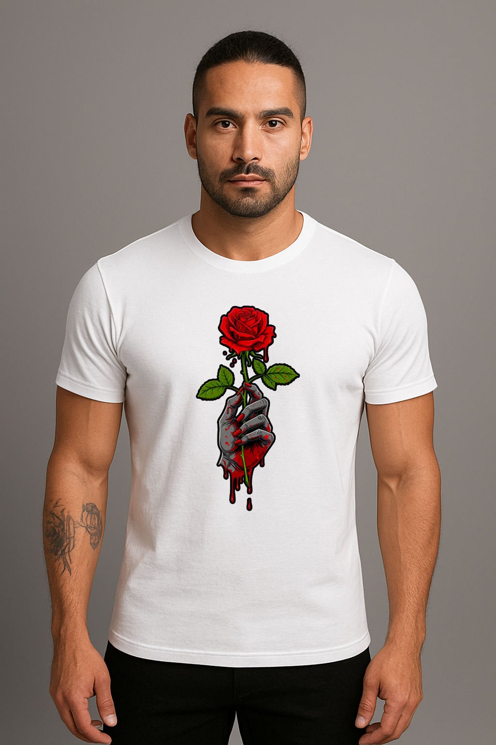 MEDUSAA T-SHIRT "BLOOD ROSE"