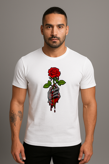 MEDUSAA T-SHIRT "BLOOD ROSE"