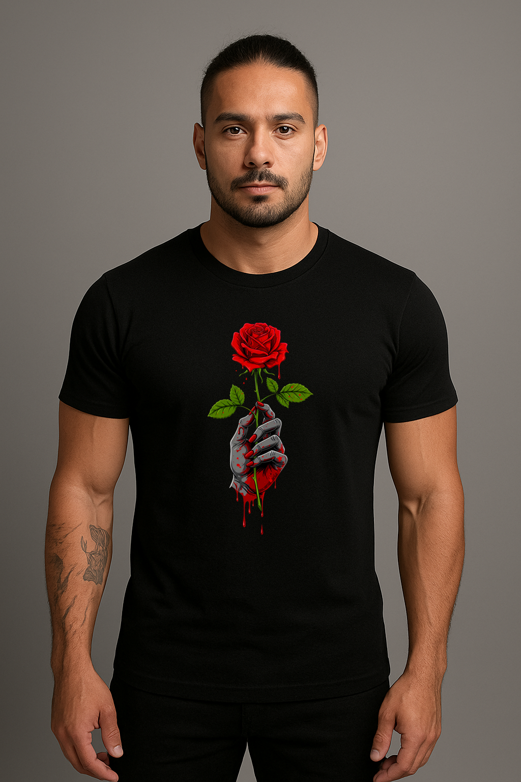 MEDUSAA T-SHIRT "BLOOD ROSE"